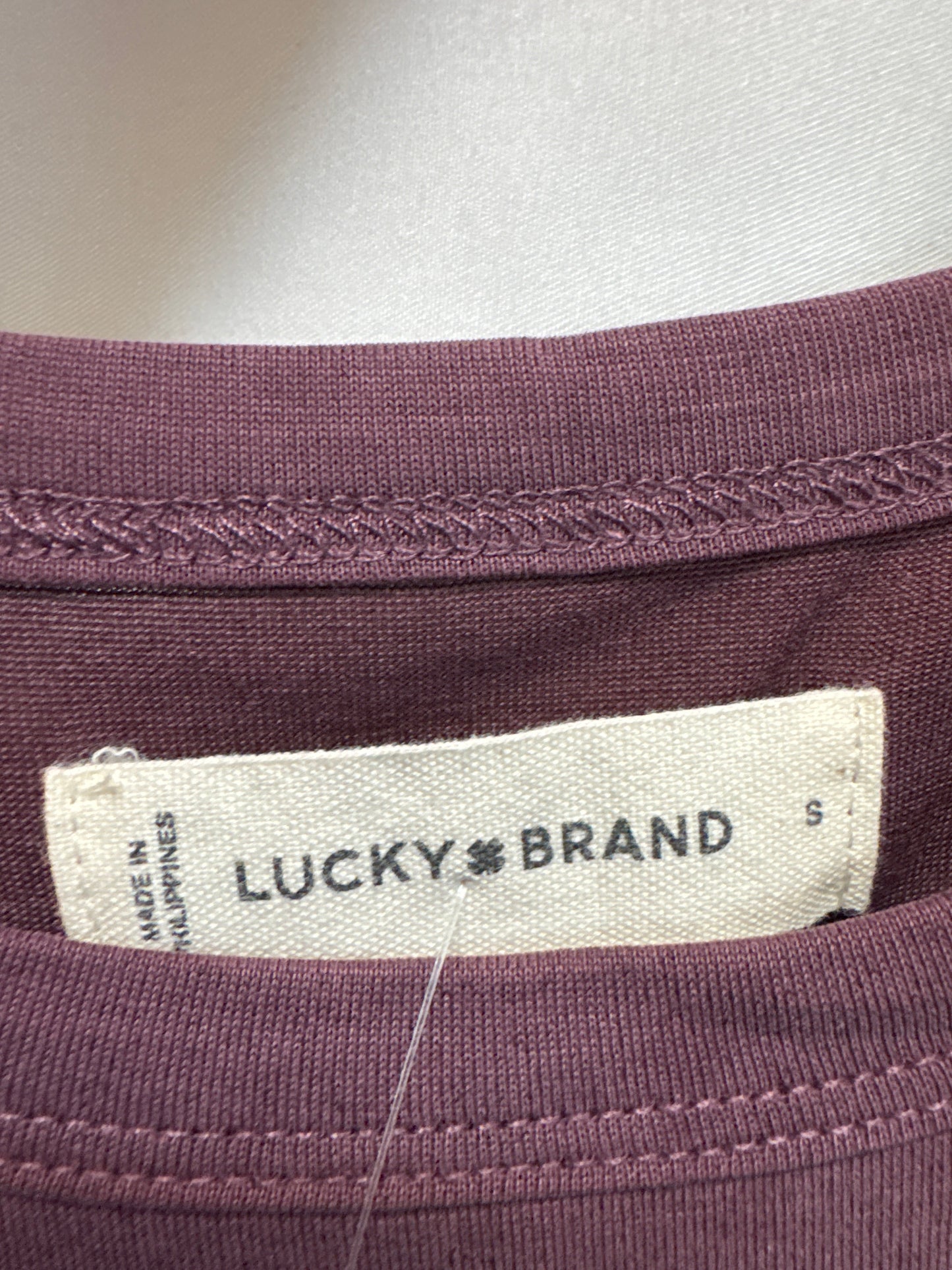 Top Short Sleeve By Lucky Brand In Purple, Size: S