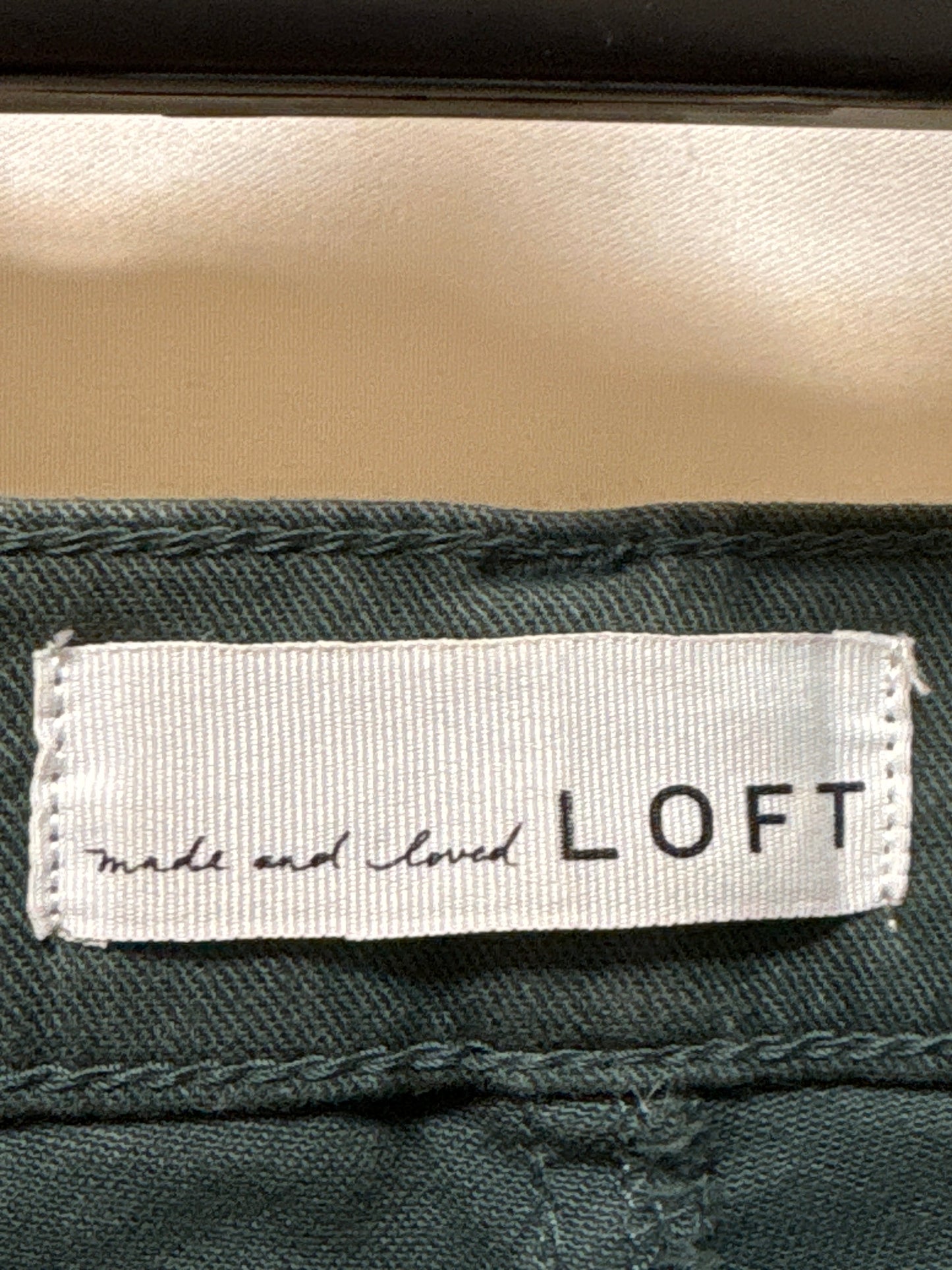 Jeans Skinny By Loft In Green, Size: 0