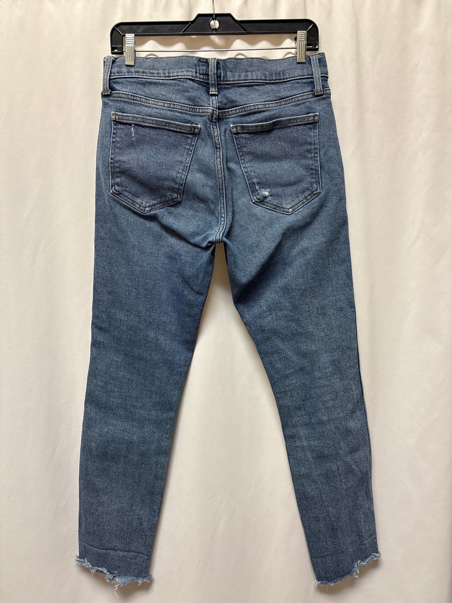 Jeans Straight By Gap In Blue Denim, Size: 8