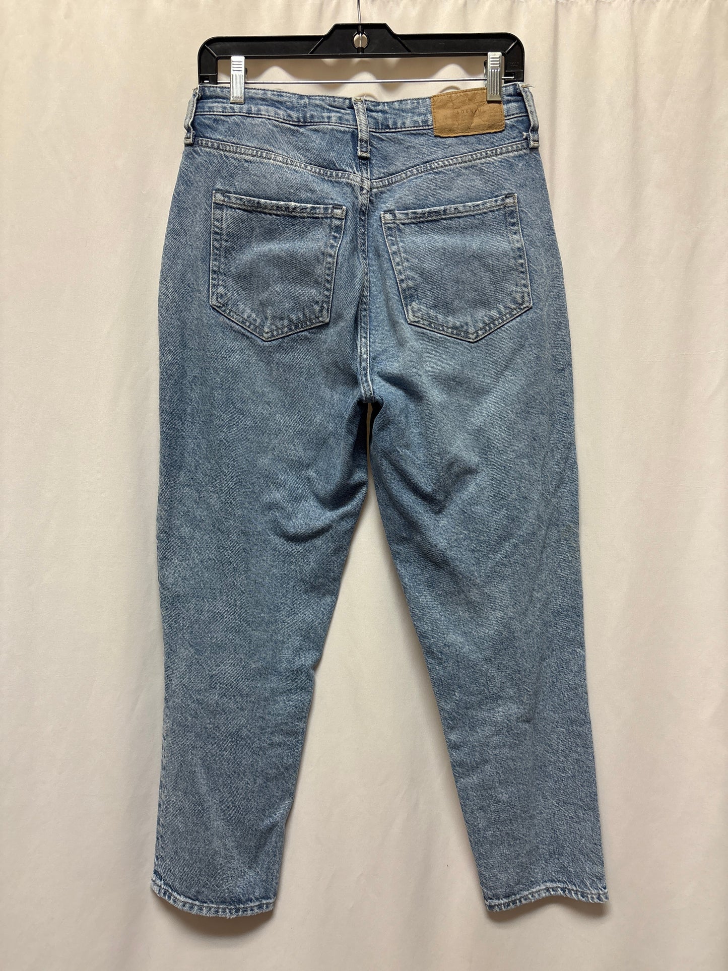 Jeans Straight By H&m In Blue Denim, Size: 6