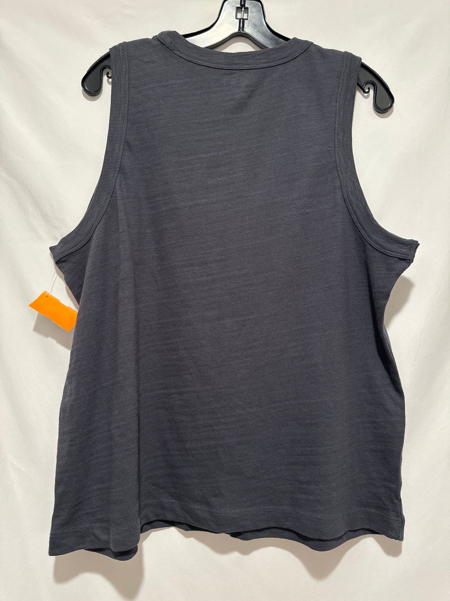 Top Sleeveless By Loft In Grey, Size: Xl