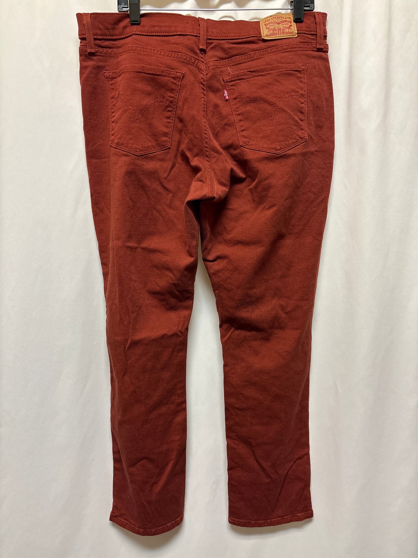 Jeans Straight By Levis In Brown, Size: 16