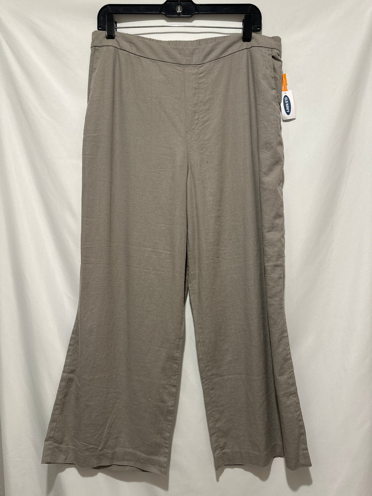 Pants Linen By Old Navy In Grey, Size: 12