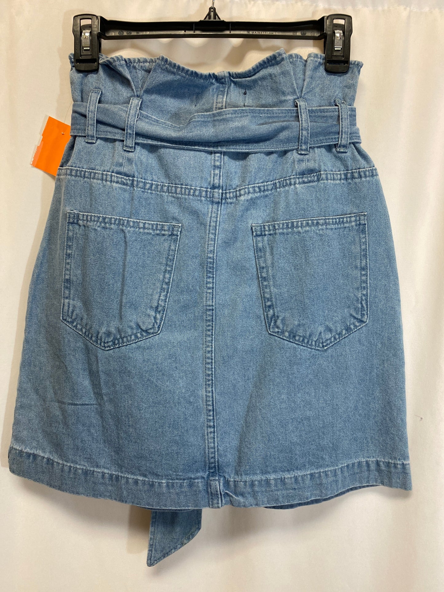 Skirt Midi By Who What Wear In Blue Denim, Size: 4