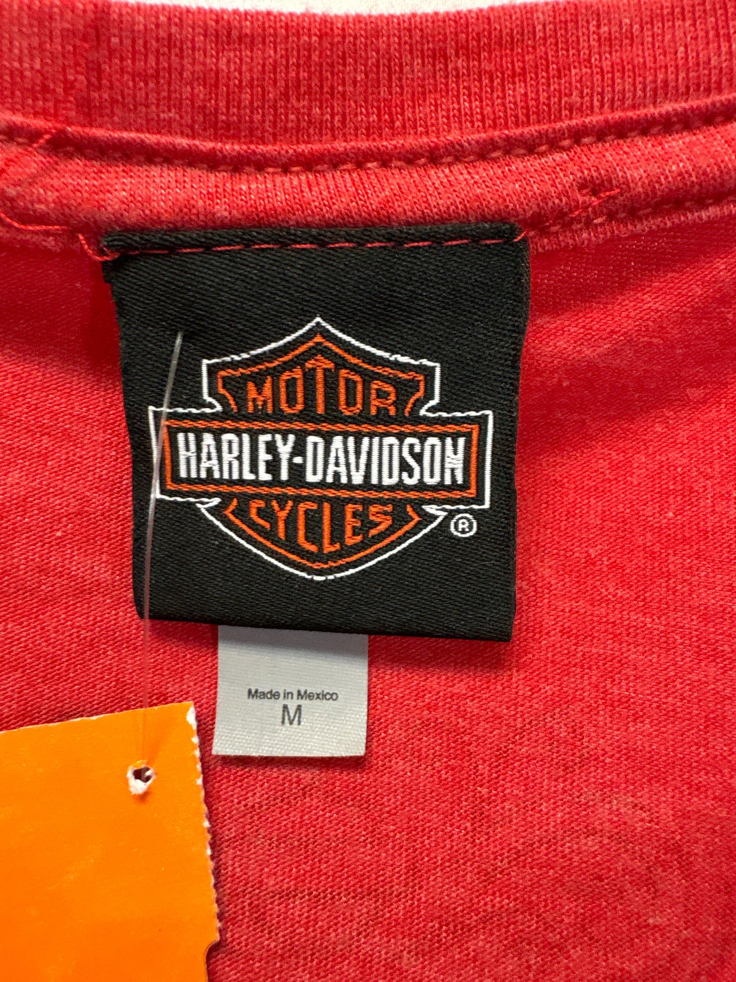 Top Long Sleeve By Harley Davidson In Red, Size: M