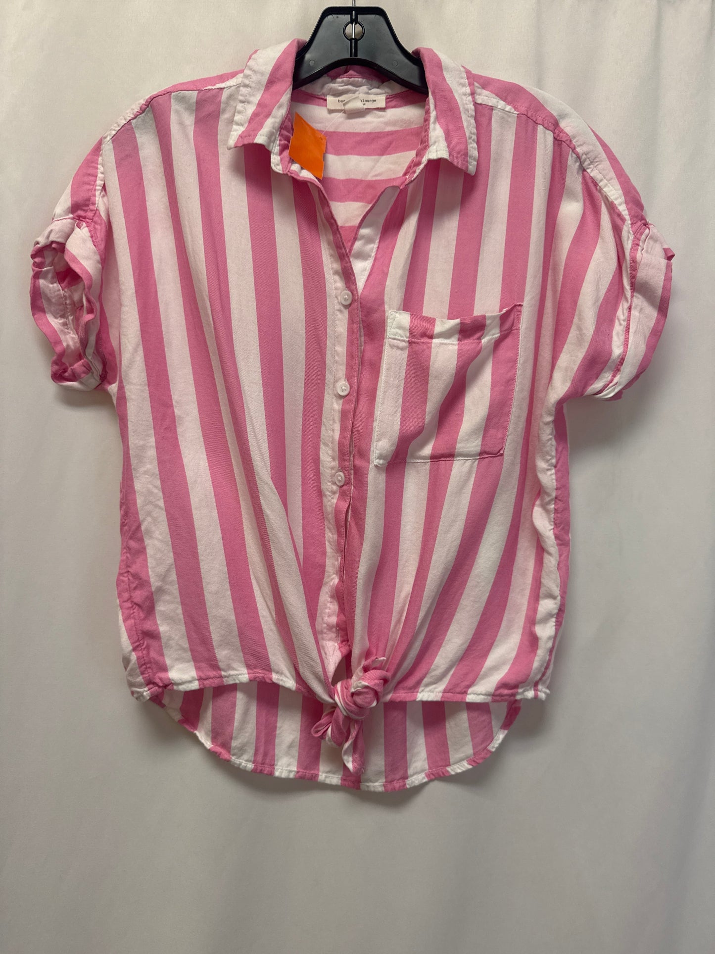 Top Short Sleeve By Beachlunchlounge In Pink, Size: S