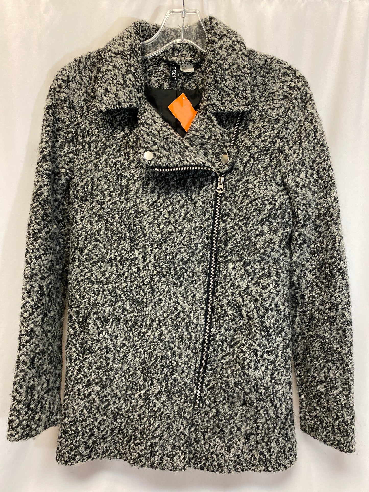 Coat Peacoat By Divided In Grey, Size: S