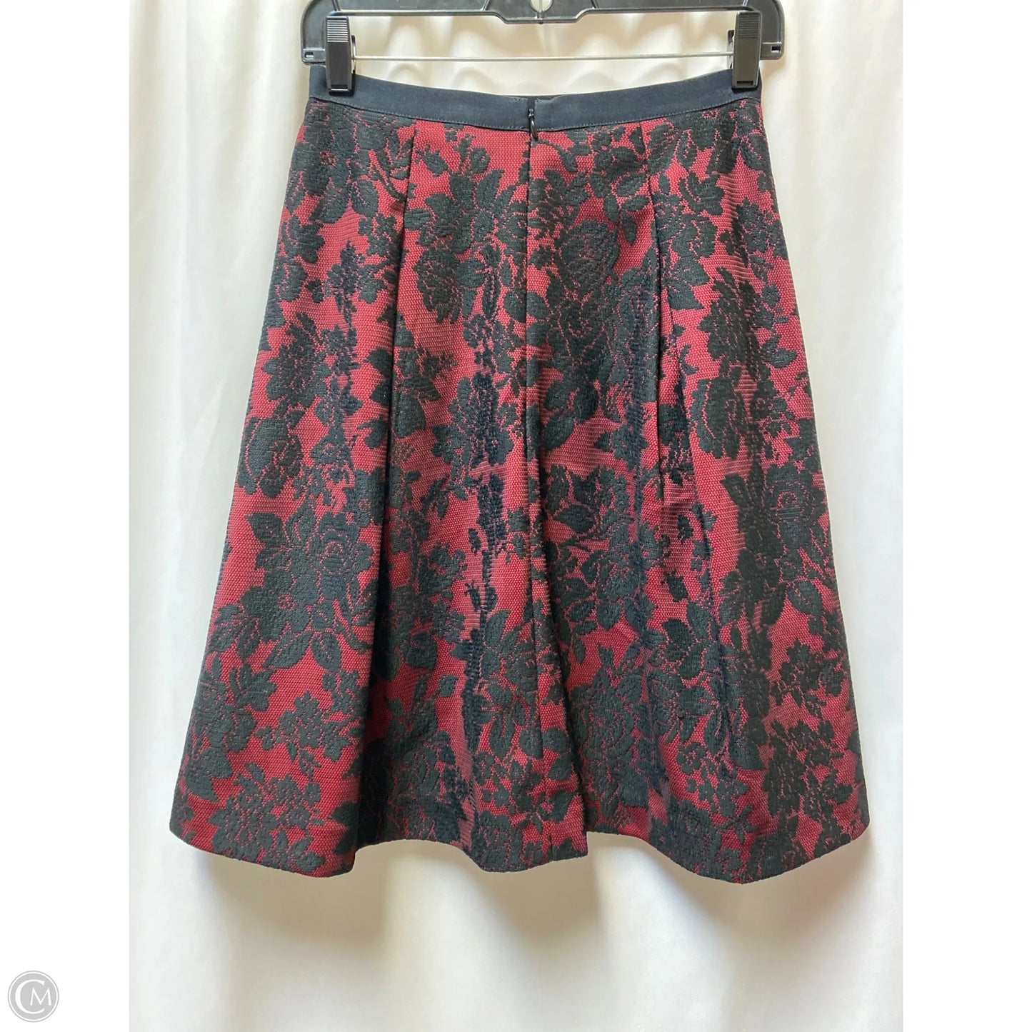 Skirt Midi By White House Black Market In Maroon, Size: 2