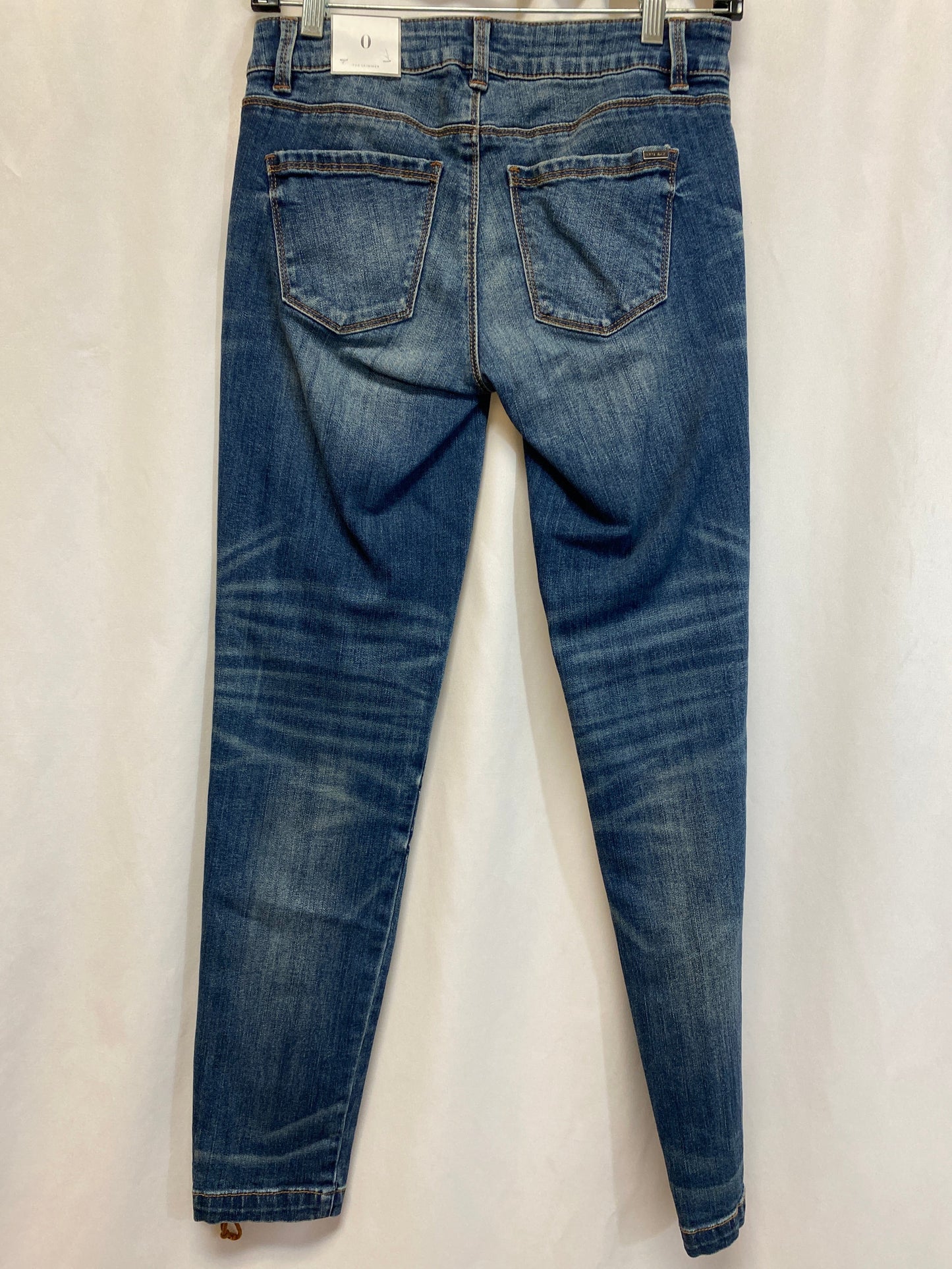 Jeans Skinny By White House Black Market In Blue Denim, Size: 0