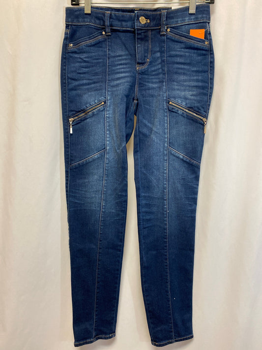 Jeans Skinny By White House Black Market In Blue Denim, Size: 0