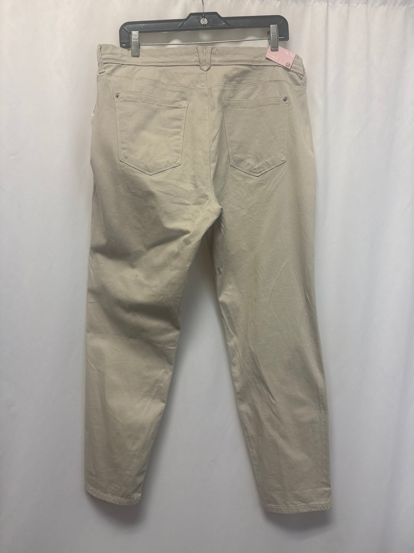 Pants Cargo & Utility By Curve Appeal In Beige, Size: 16