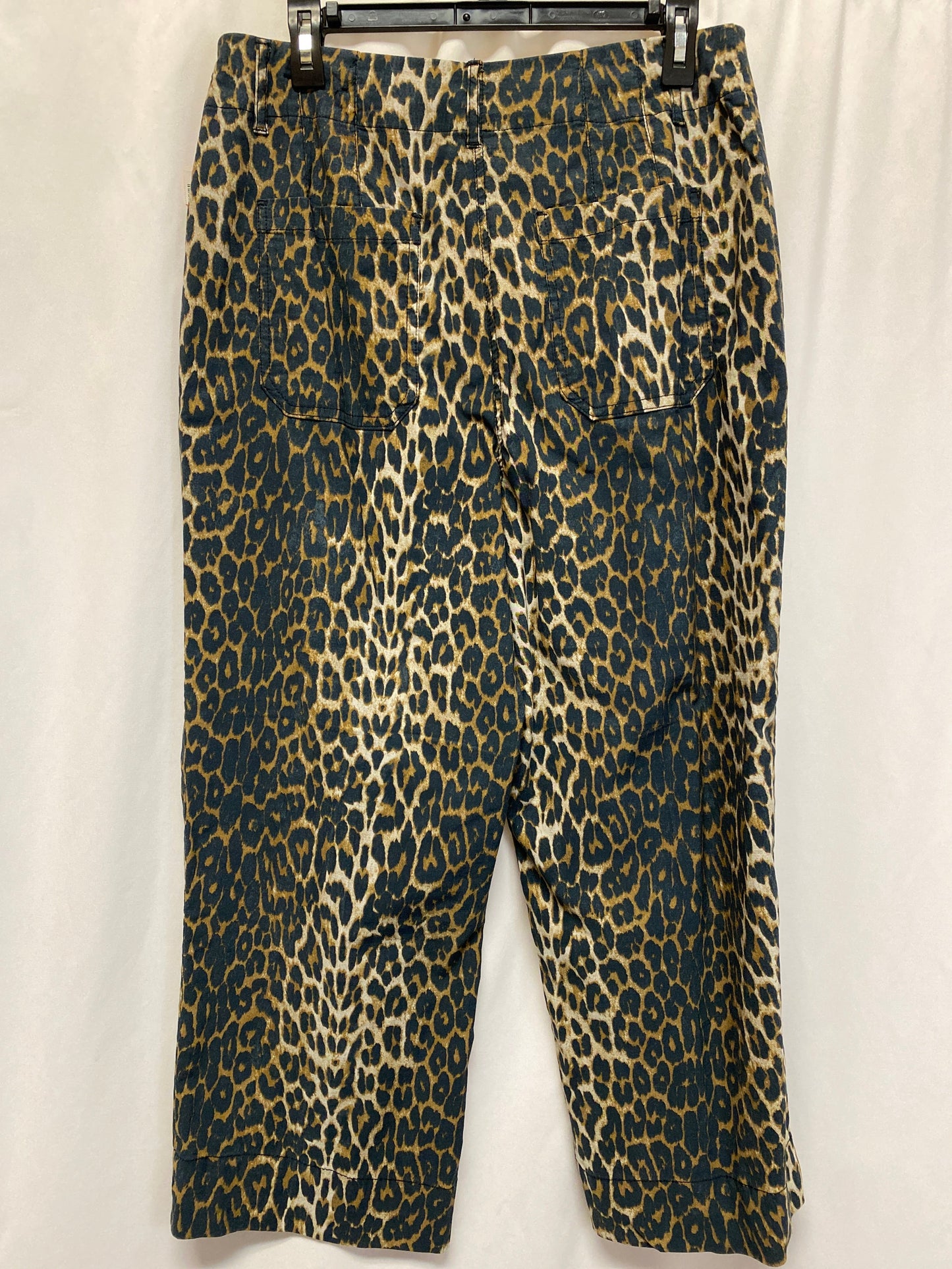 Pants Wide Leg By Nicole By Nicole Miller In Animal Print, Size: 10