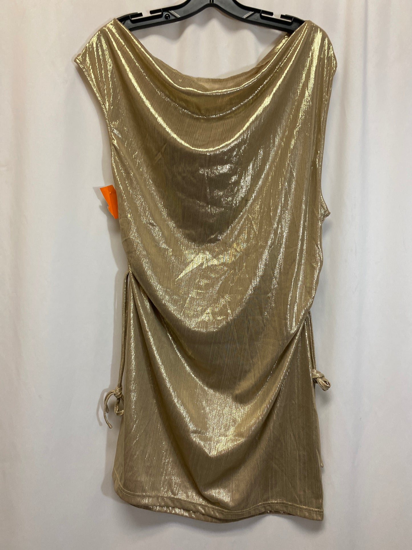 Dress Party Short By Shein In Gold, Size: 3x