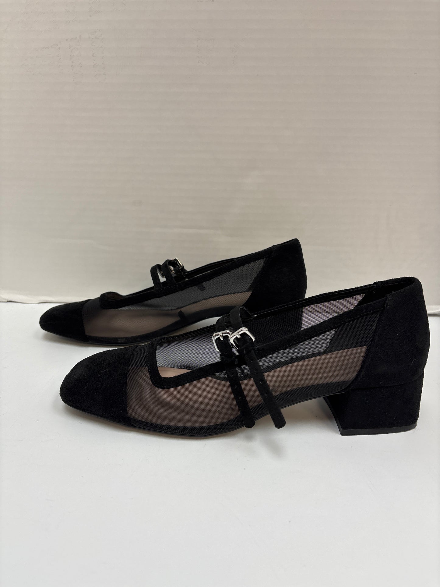 Shoes Heels Block By Zara In Black, Size: 9.5