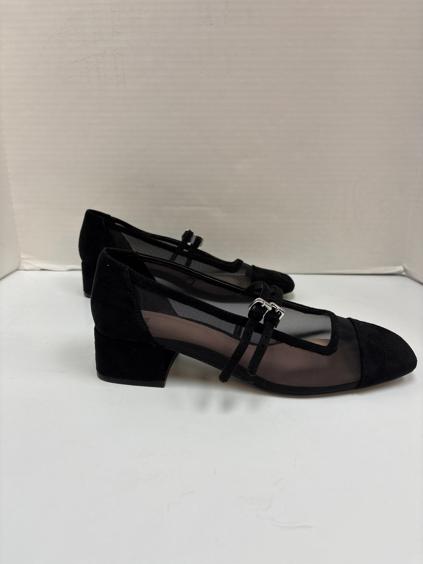 Shoes Heels Block By Zara In Black, Size: 9.5