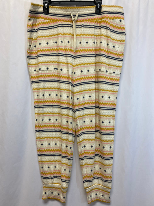 Pajama Pants By Style And Company In Cream, Size: Xxl