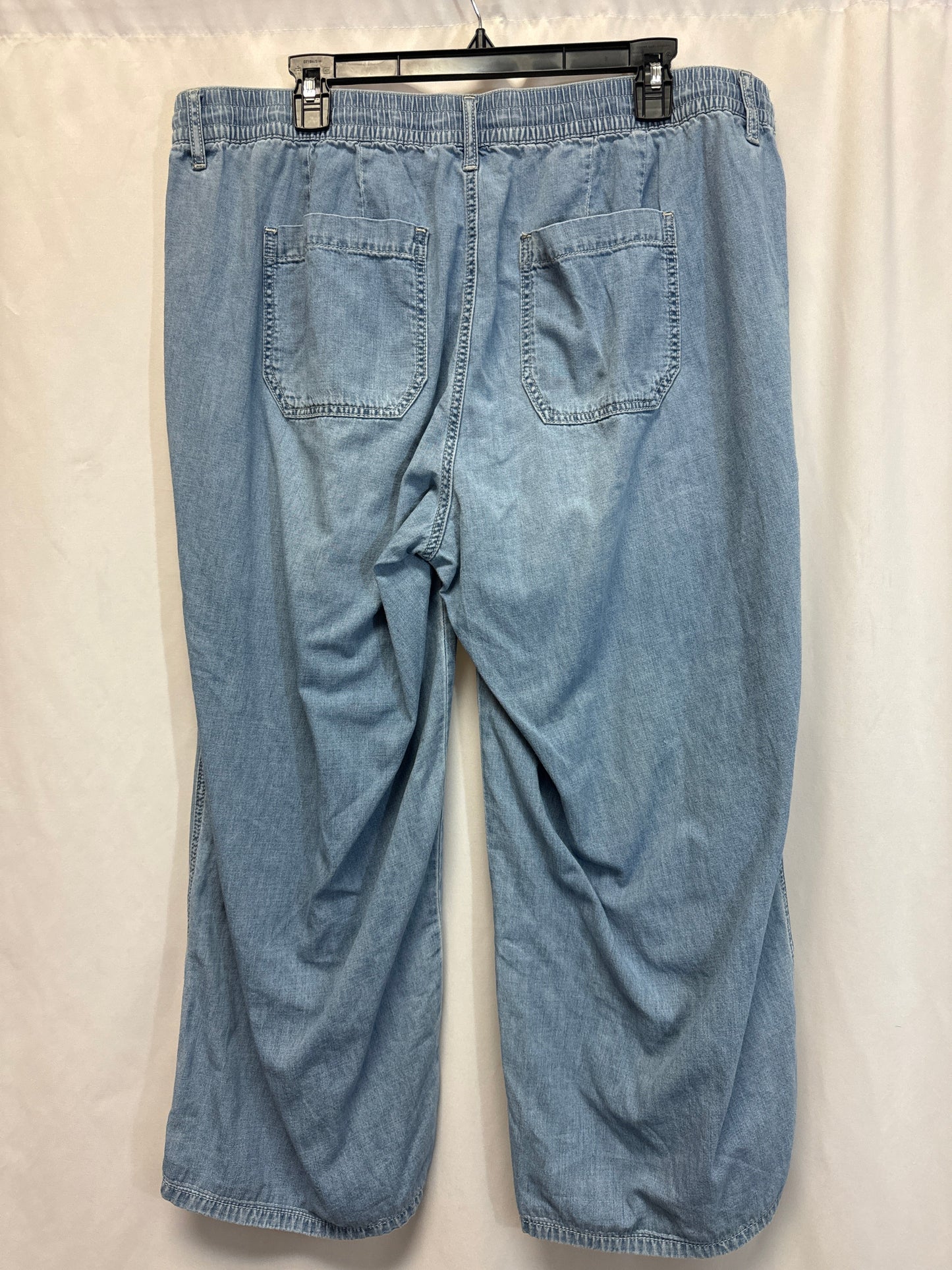 Pants Cropped By Torrid In Blue Denim, Size: 1x