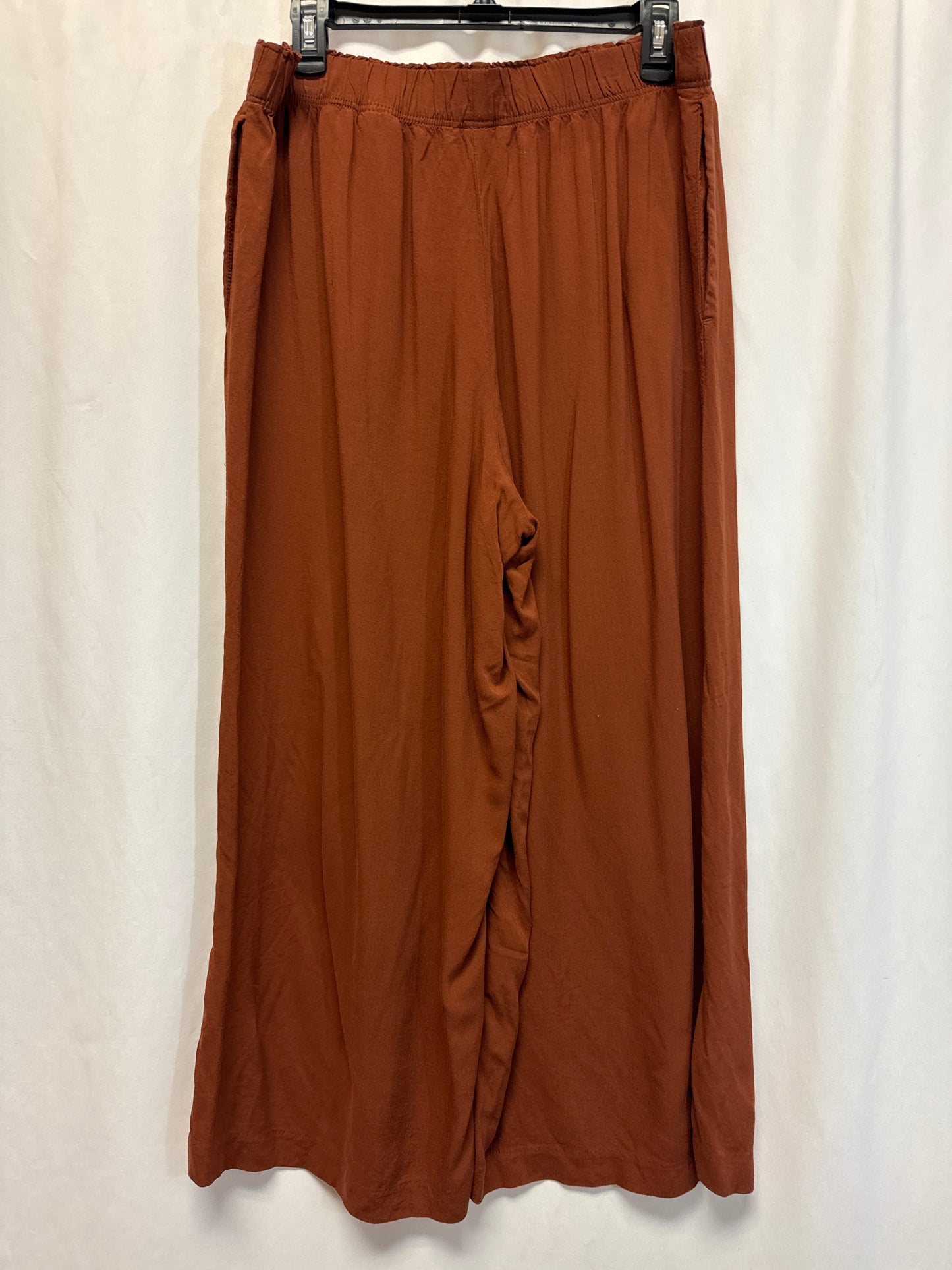 Pants Cropped By H&m In Brown, Size: L