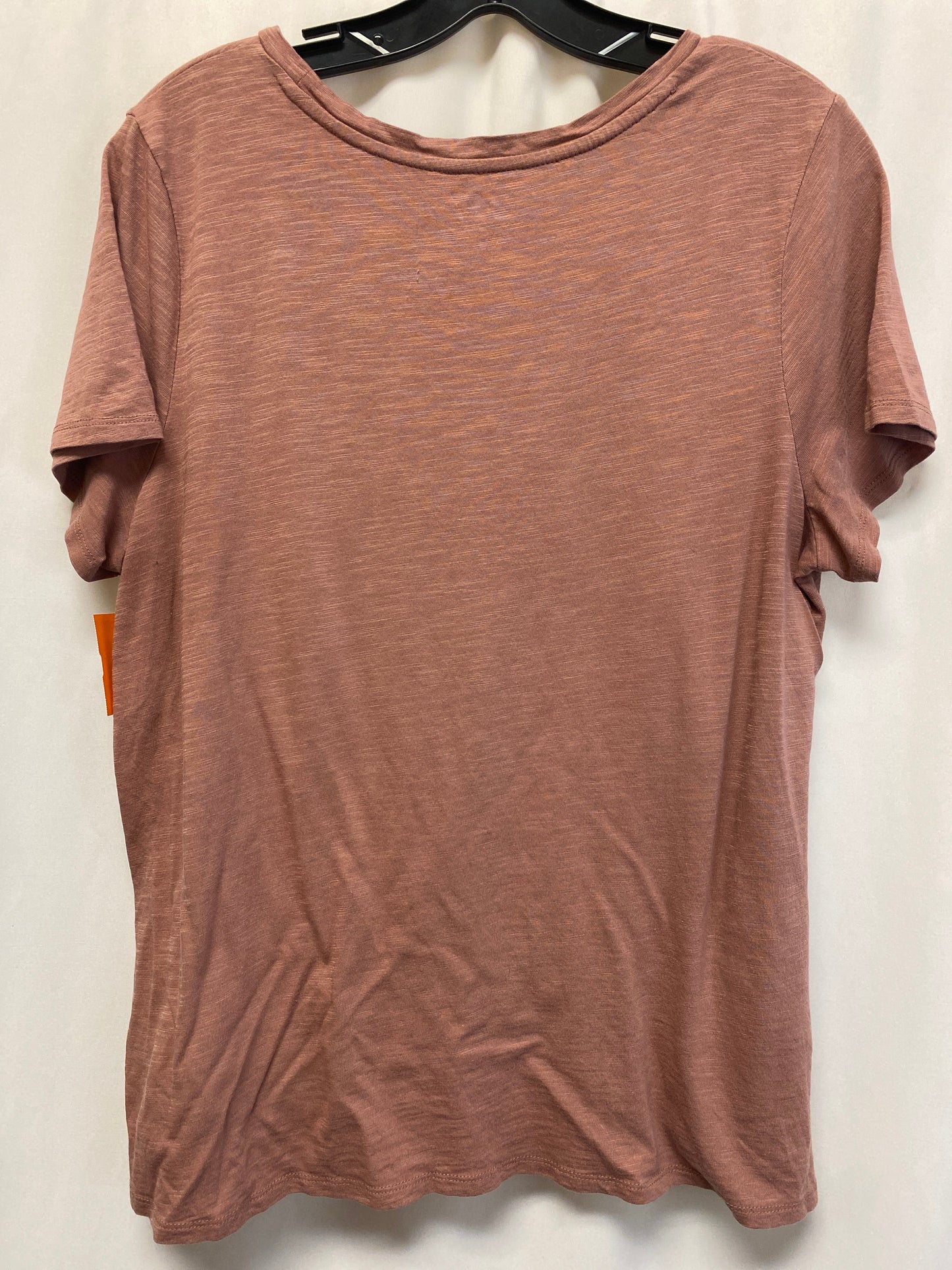 Top Short Sleeve By Maurices In Mauve, Size: Xxl