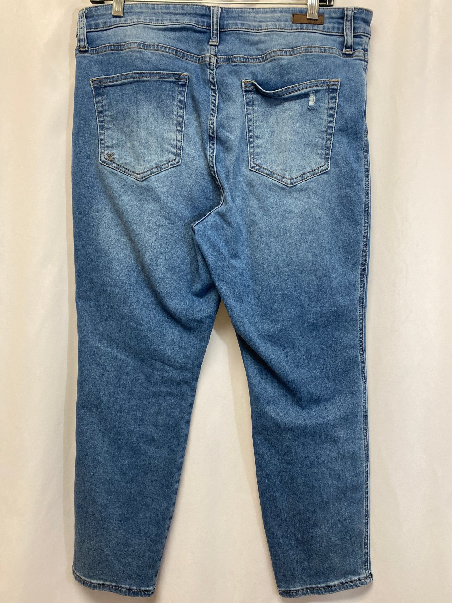 Jeans Skinny By Kut In Blue Denim, Size: 14p