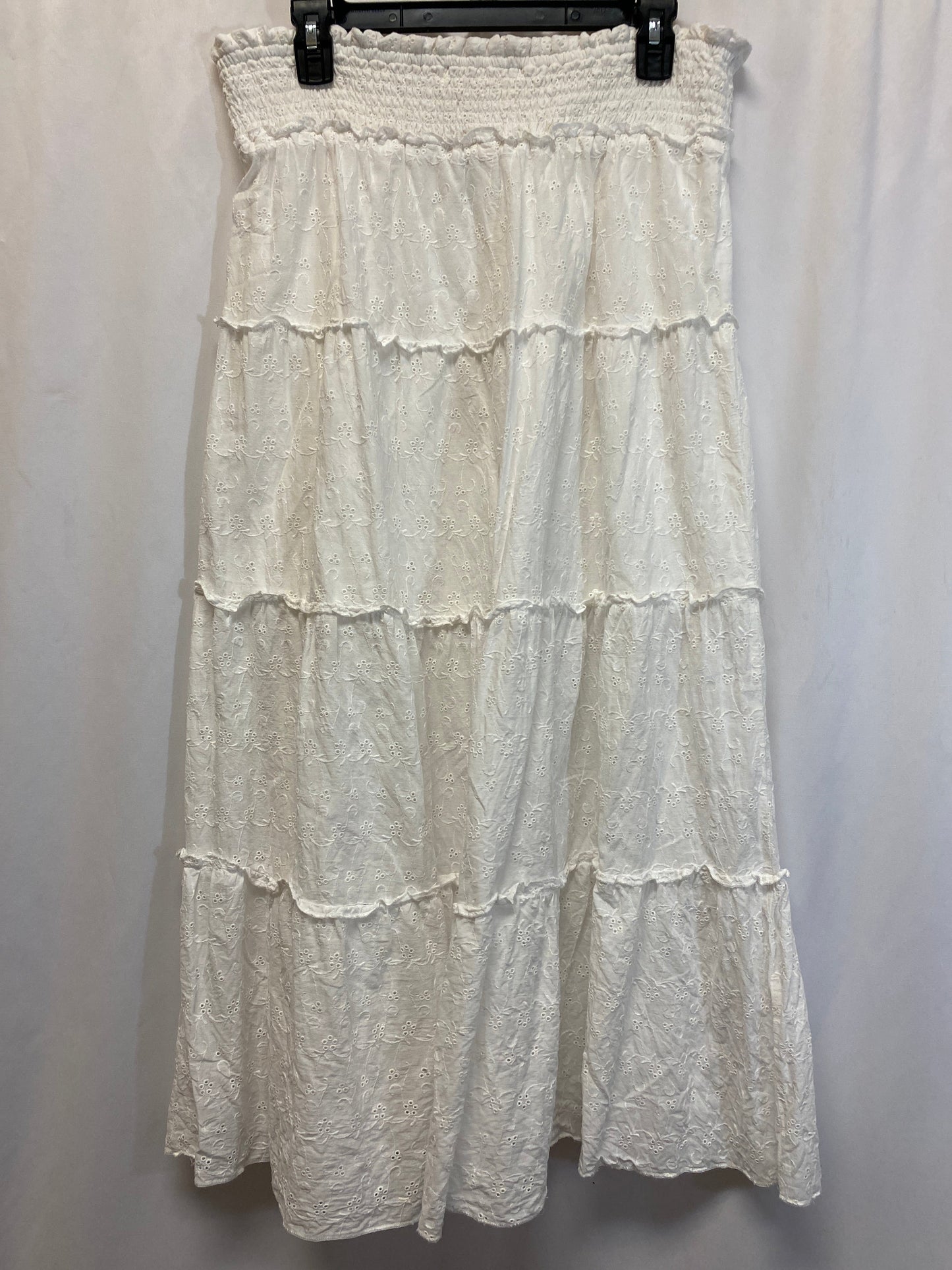 Skirt Midi By Aeropostale In White, Size: L