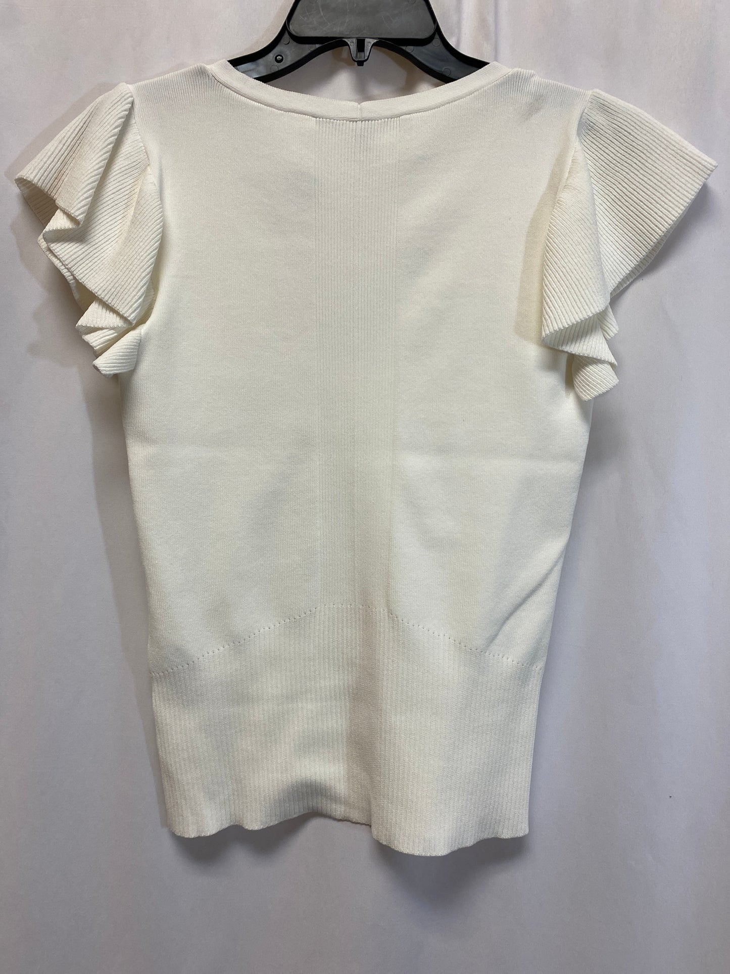 Top Short Sleeve By White House Black Market In White, Size: S