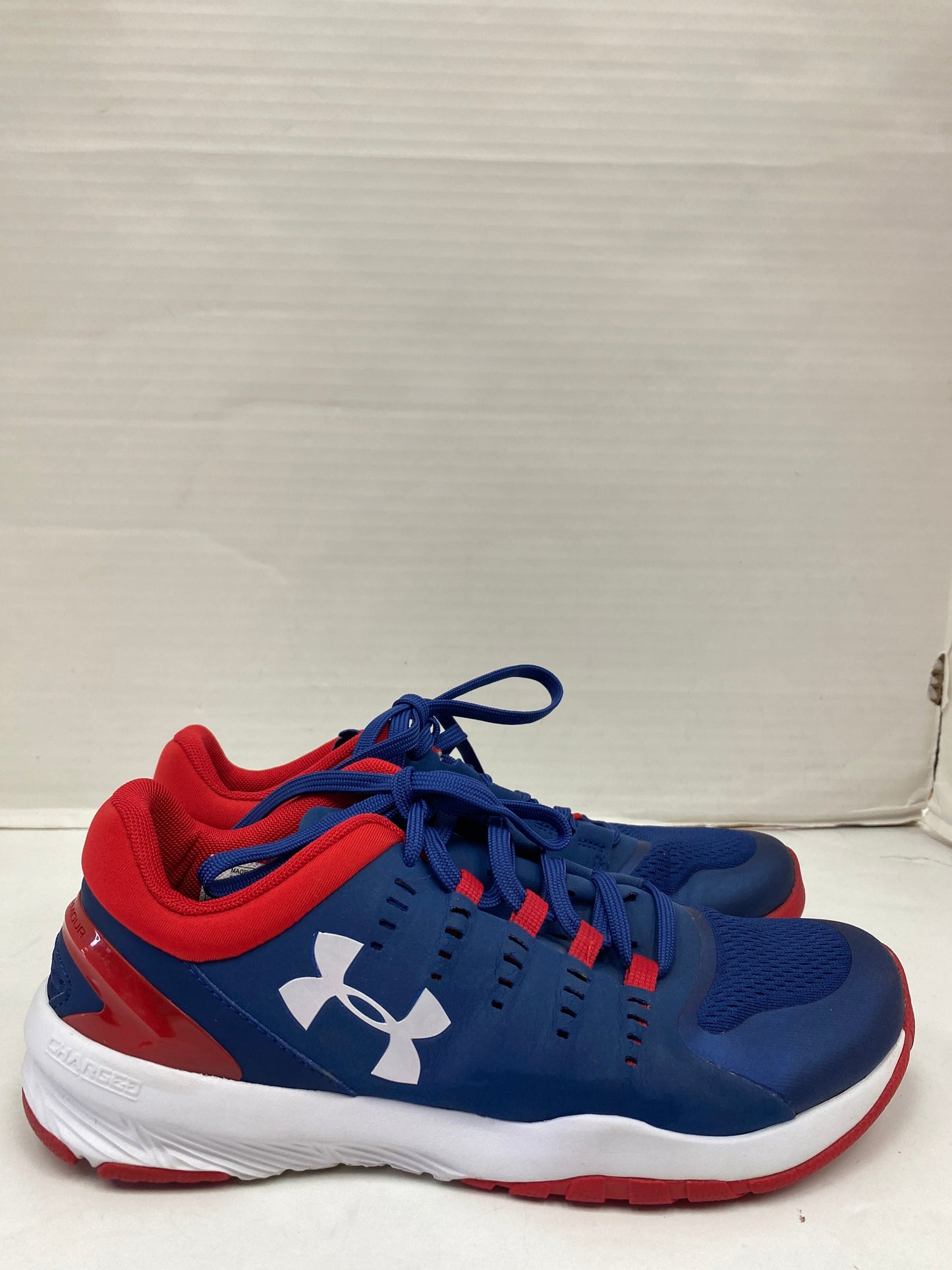 Shoes Athletic By Under Armour In Blue, Size: 8