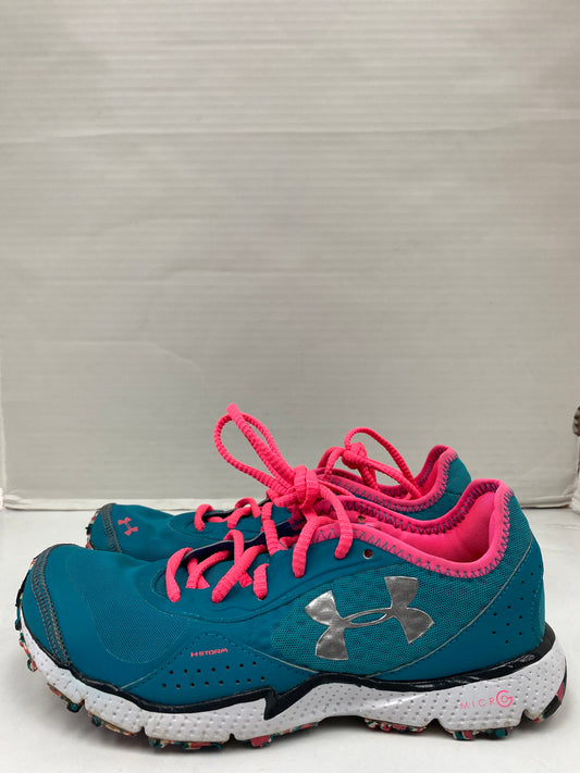 Shoes Athletic By Under Armour In Teal, Size: 8