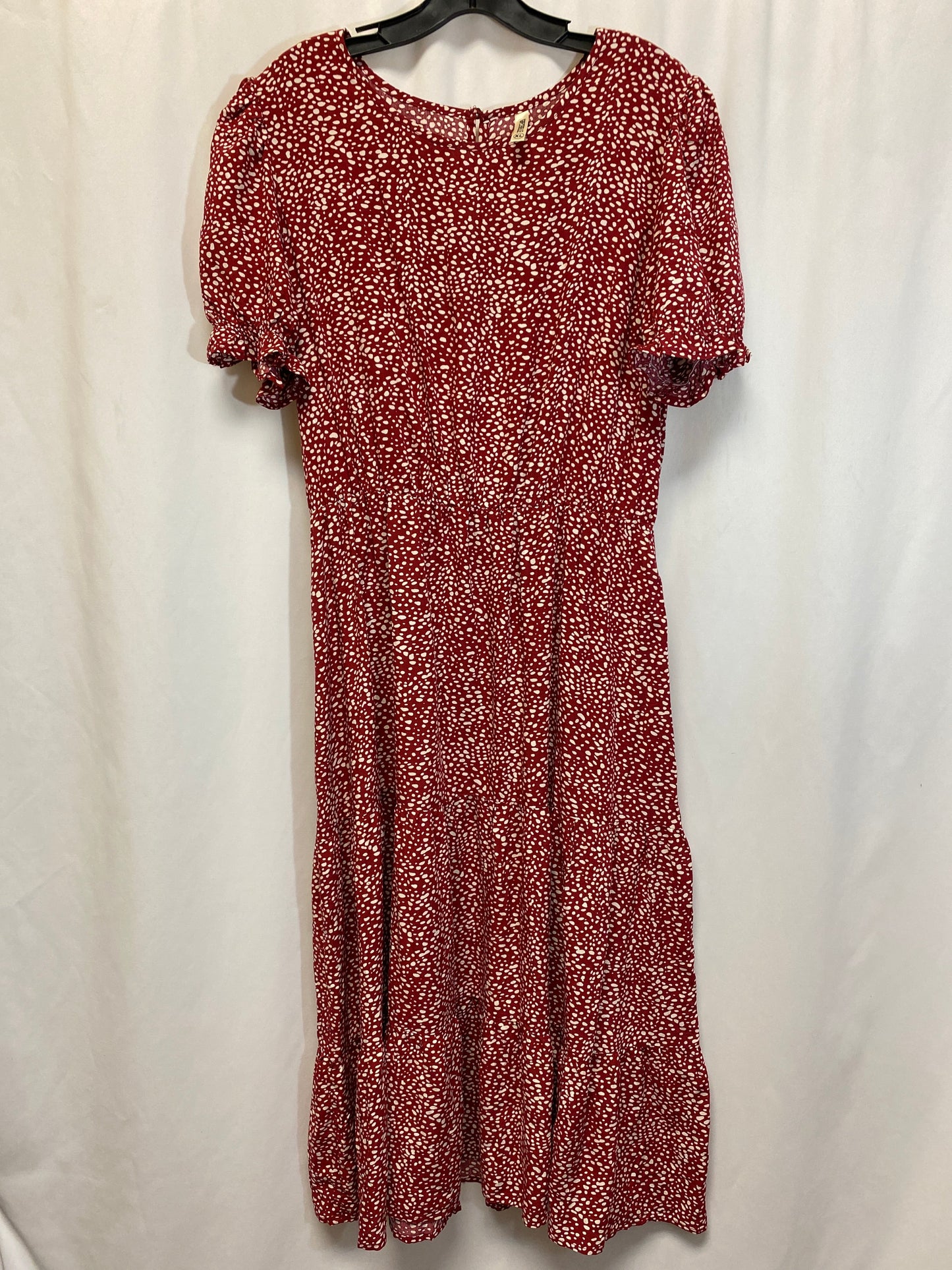 Dress Casual Maxi By Cmf In Red, Size: Xl