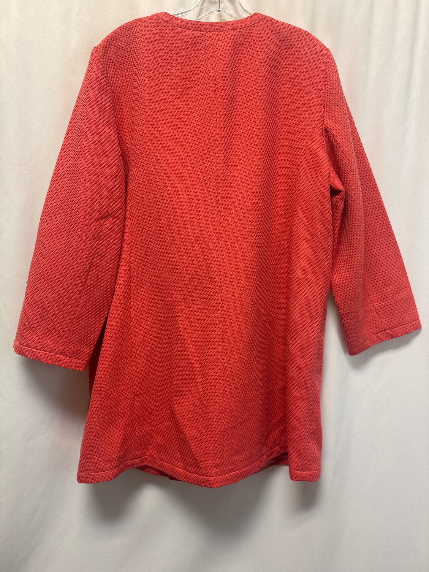 Coat Peacoat By Talbots In Peach, Size: Xl