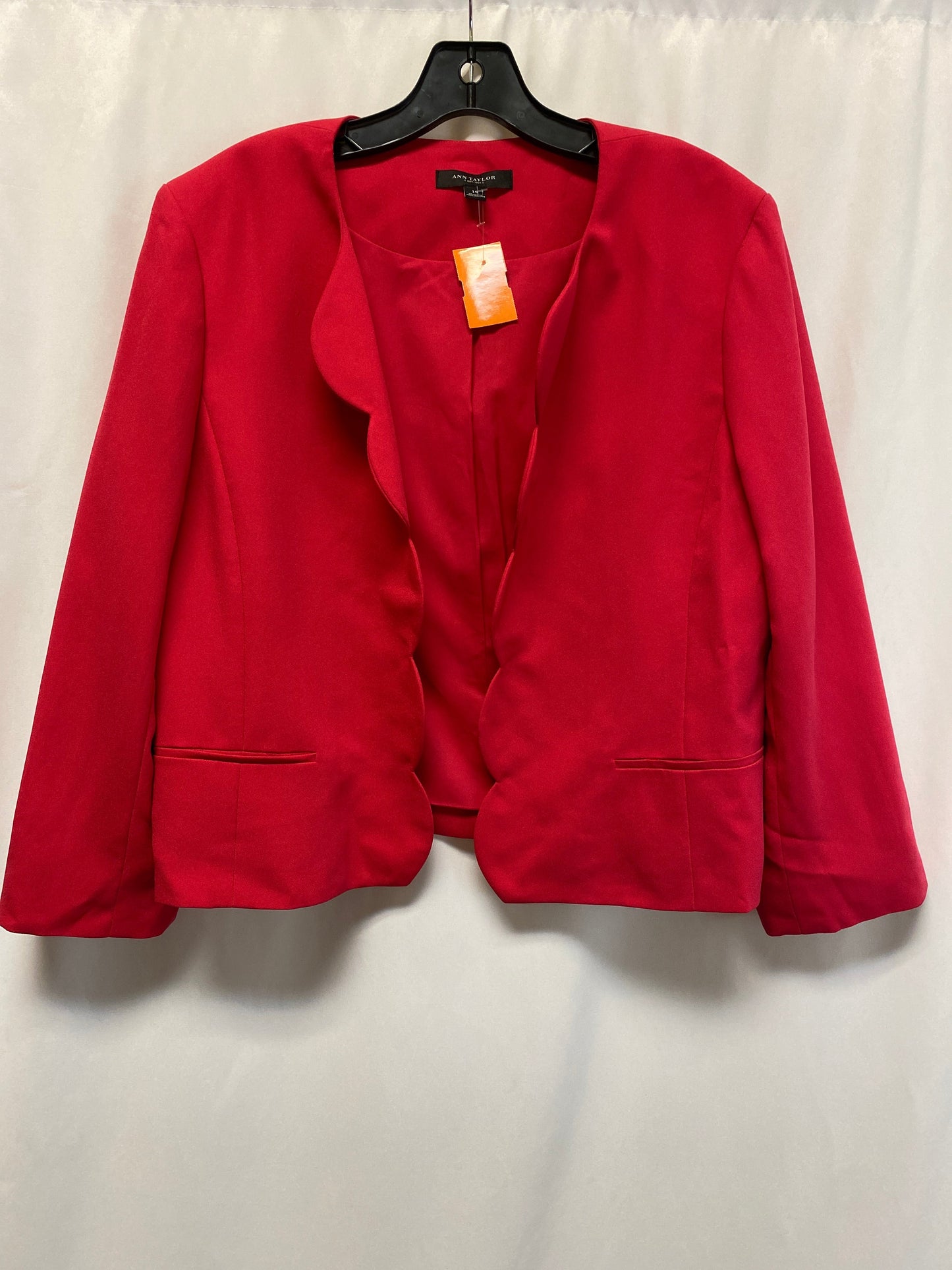 Blazer By Ann Taylor In Pink, Size: L