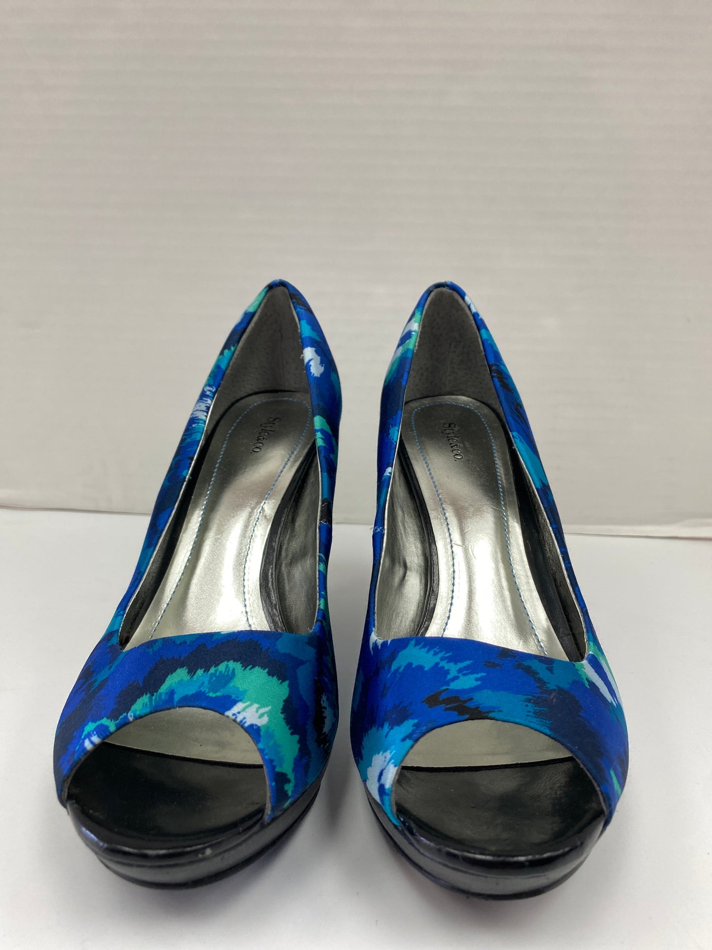 Shoes Heels Stiletto By Style And Company In Blue, Size: 8.5