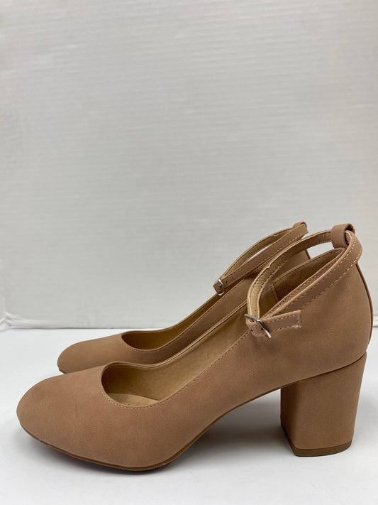 Shoes Heels Block By City Classified In Beige, Size: 8.5