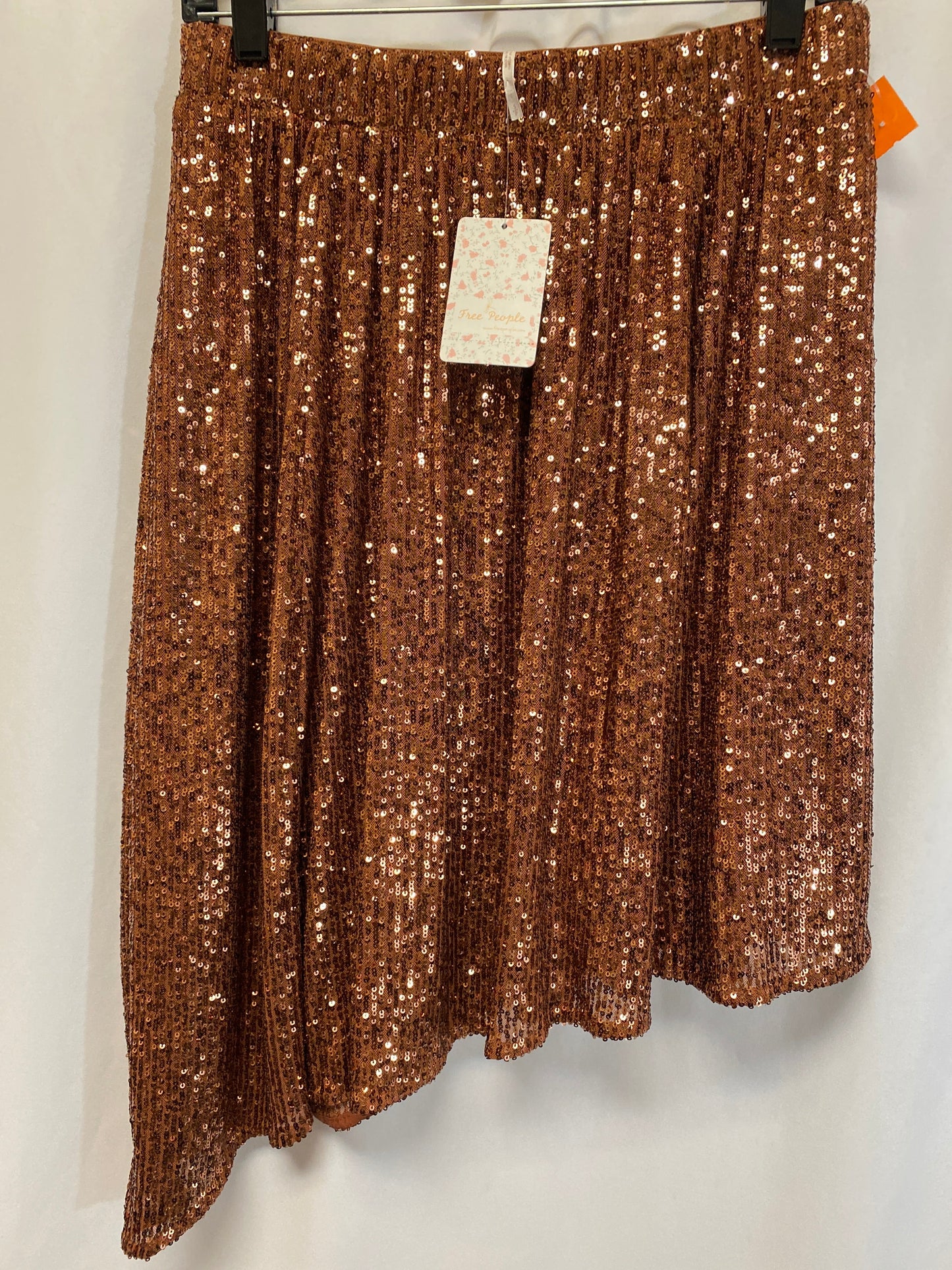 Skirt Midi By Free People In Bronze, Size: S