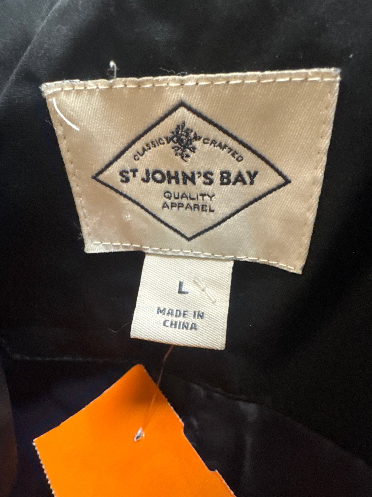 Coat Puffer & Quilted By St Johns Bay In Black, Size: L