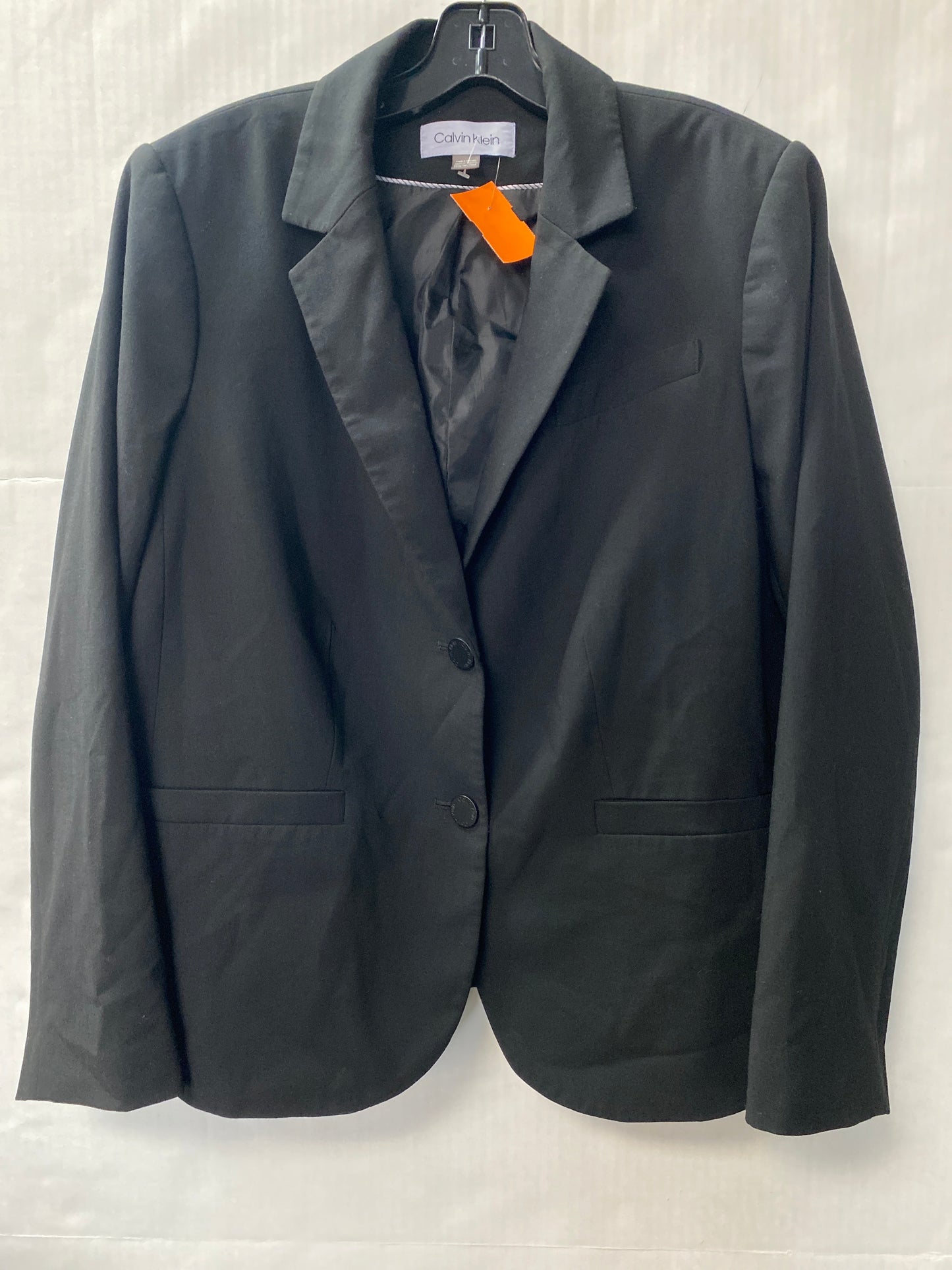 Blazer By Calvin Klein In Black, Size: L