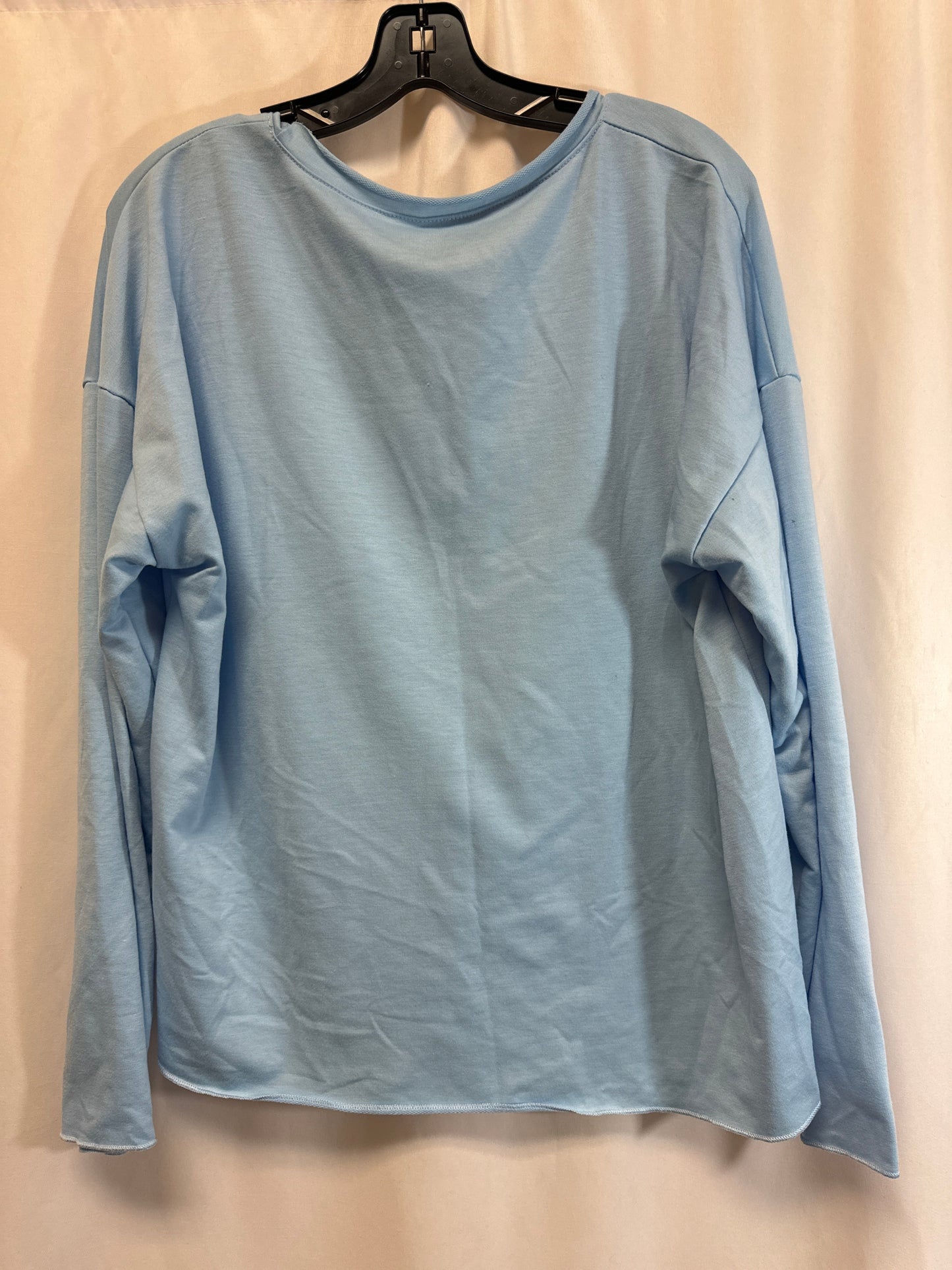 Top Long Sleeve By Clothes Mentor In Blue, Size: L