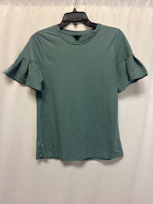 Top Short Sleeve By Ann Taylor In Blue, Size: Xs