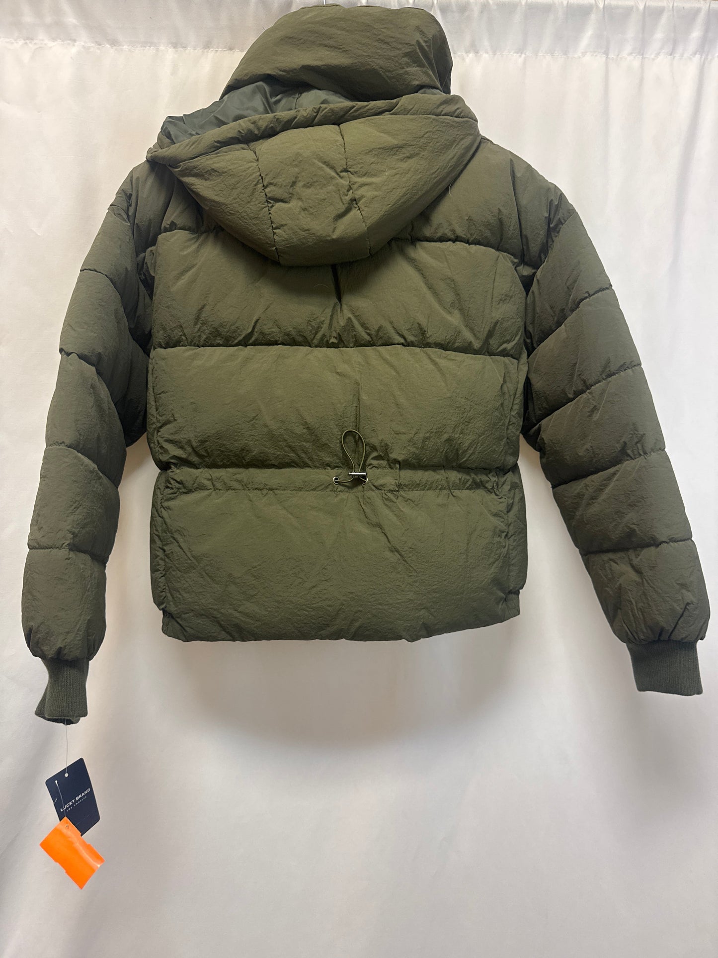 Coat Puffer & Quilted By Lucky Brand In Green, Size: M