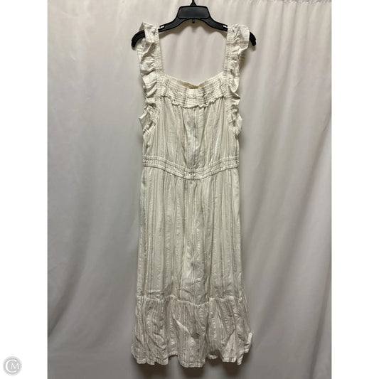 Dress Casual Maxi By Matilda Jane In White, Size: L