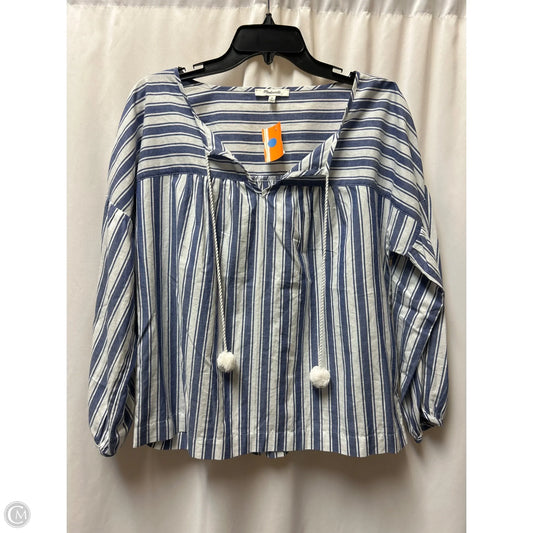 Top Sleeveless By Madewell In Blue, Size: M