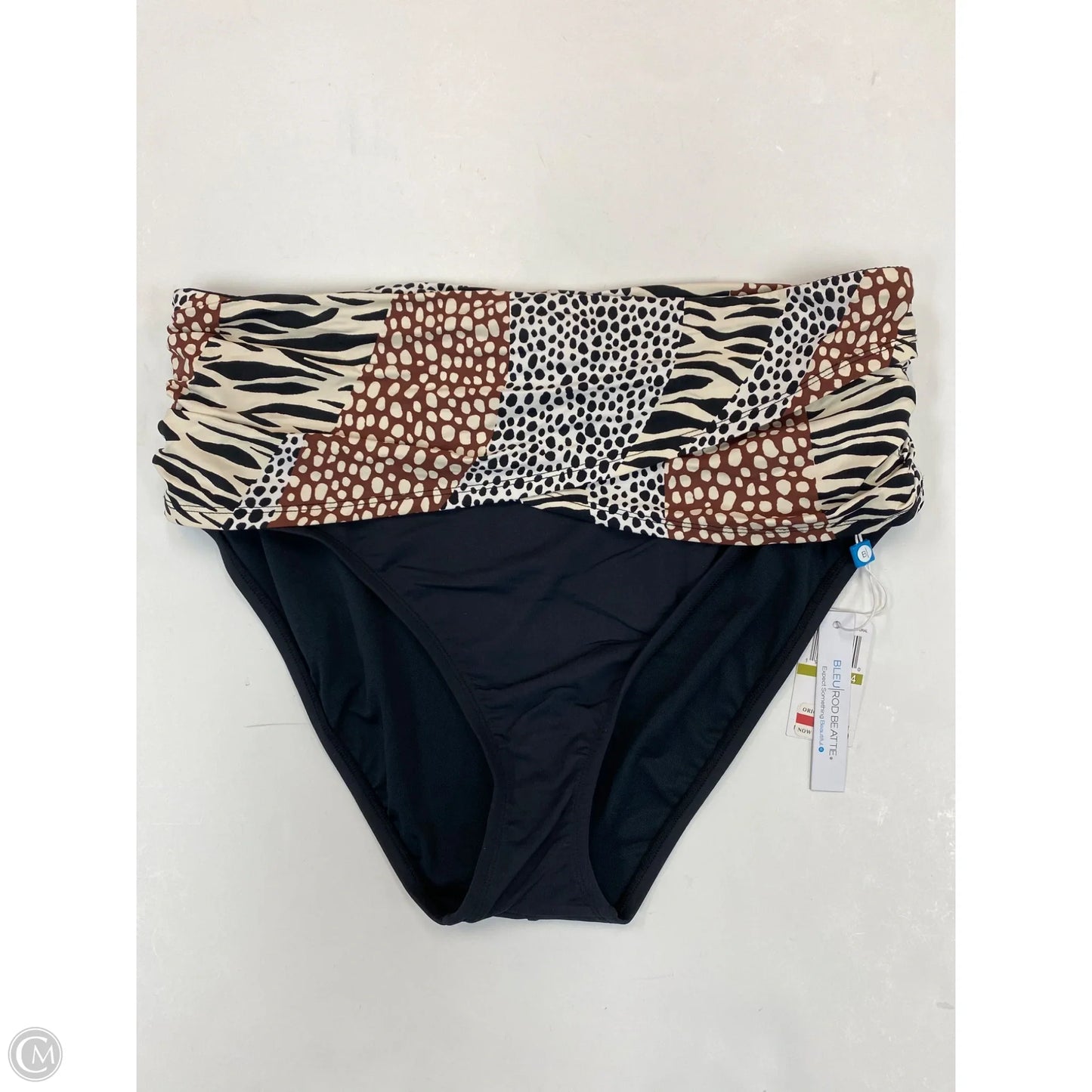 Swimsuit Bottom By Bleu In Black, Size: L