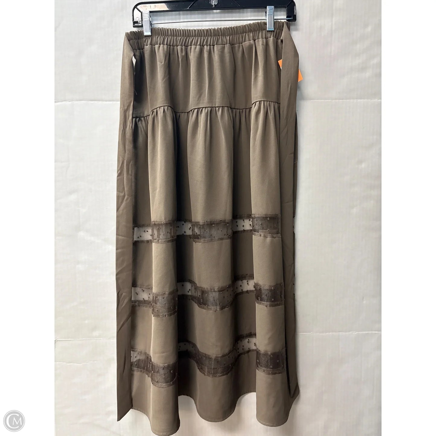 Skirt Maxi By Clothes Mentor In Brown, Size: S