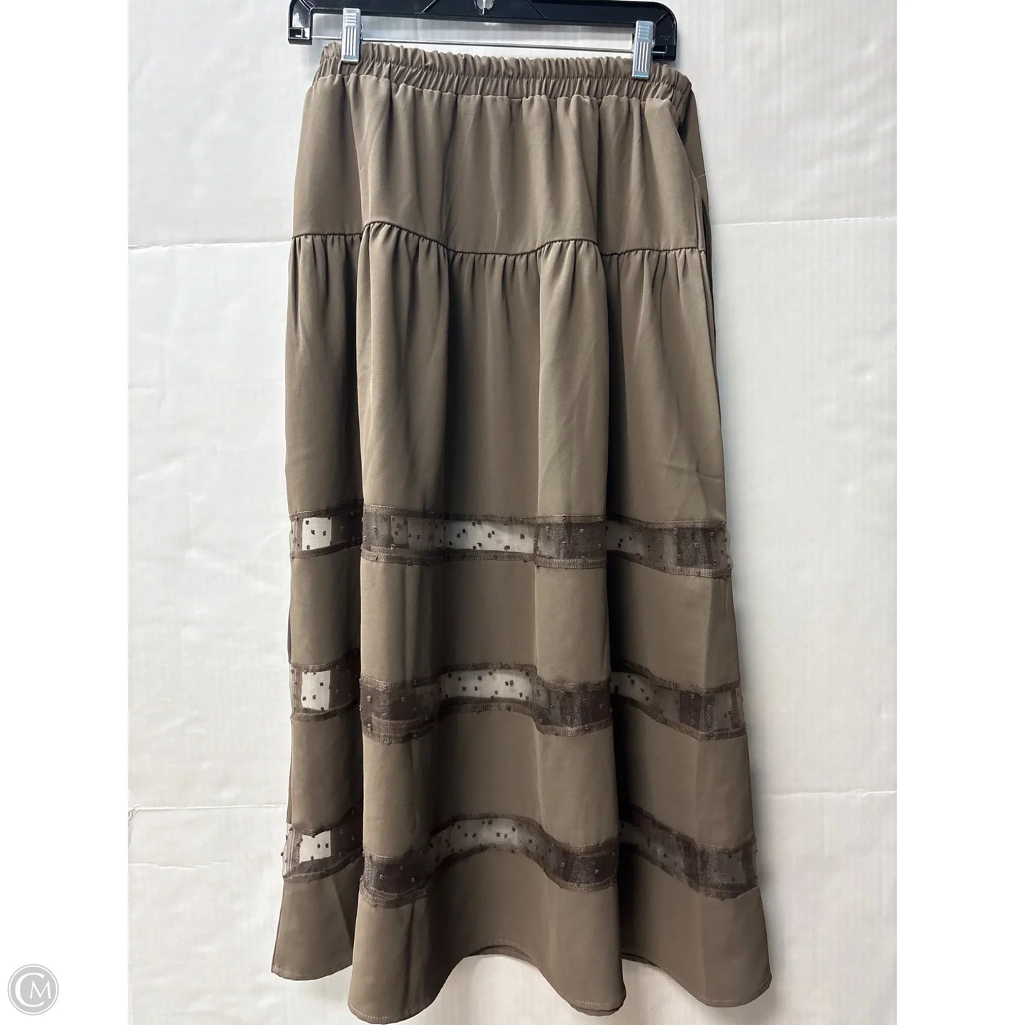Skirt Maxi By Clothes Mentor In Brown, Size: S