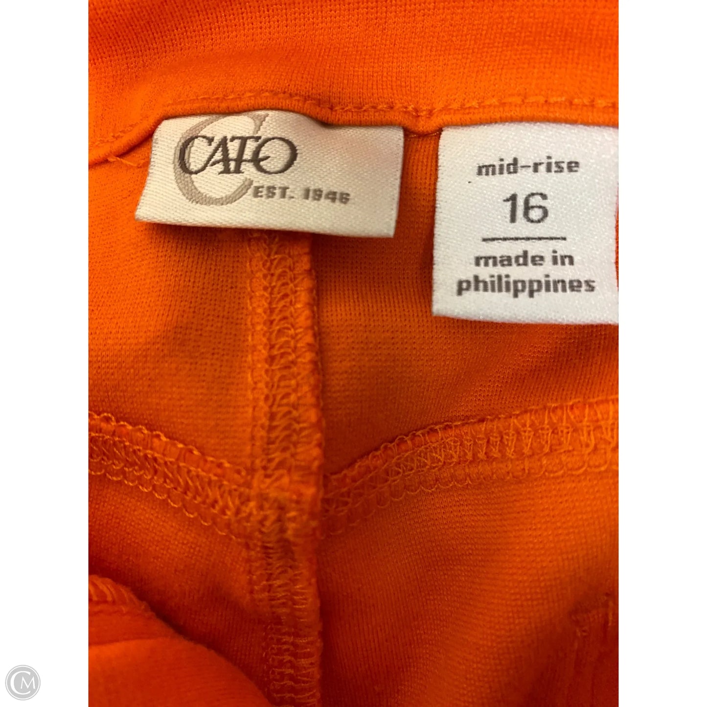 Capris By Cato In Orange, Size: 16