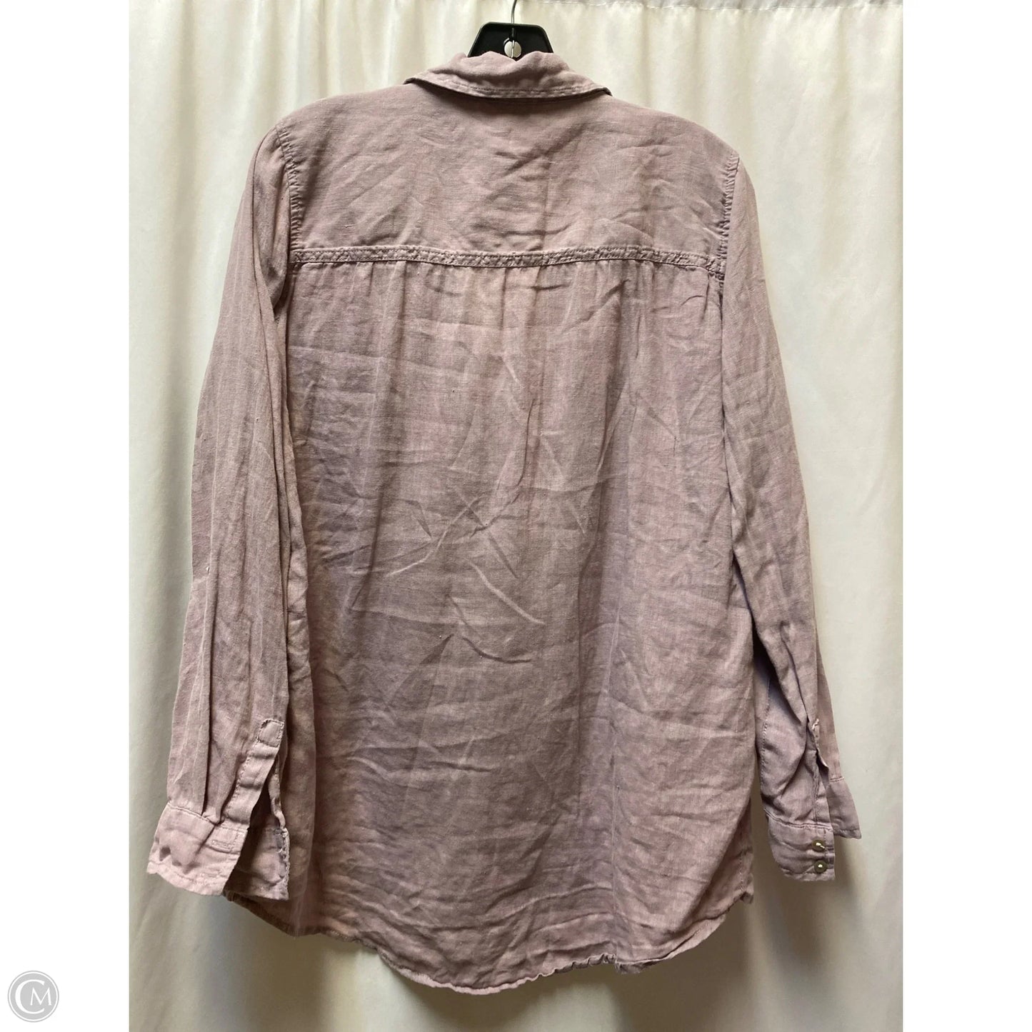 Top Long Sleeve By Sigrid Olsen In Purple, Size: M
