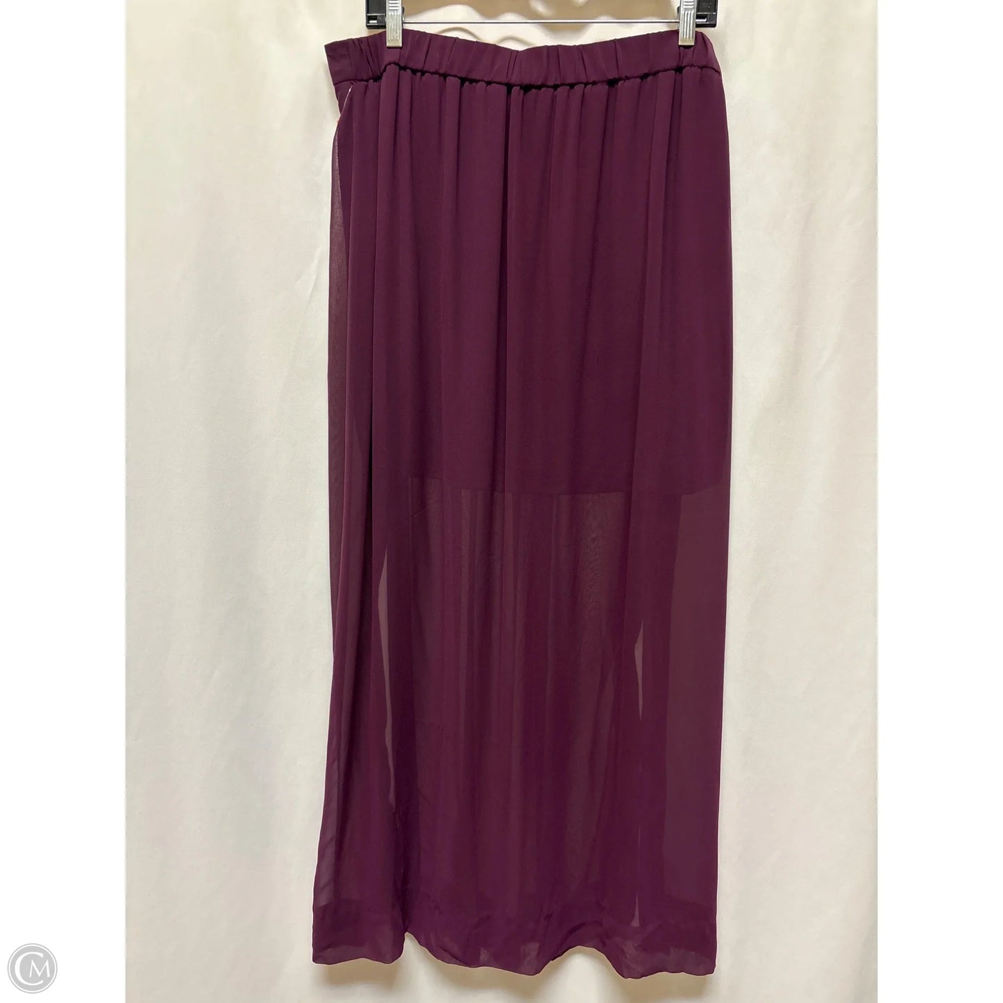 Skirt Maxi By Worthington In Purple, Size: Xl