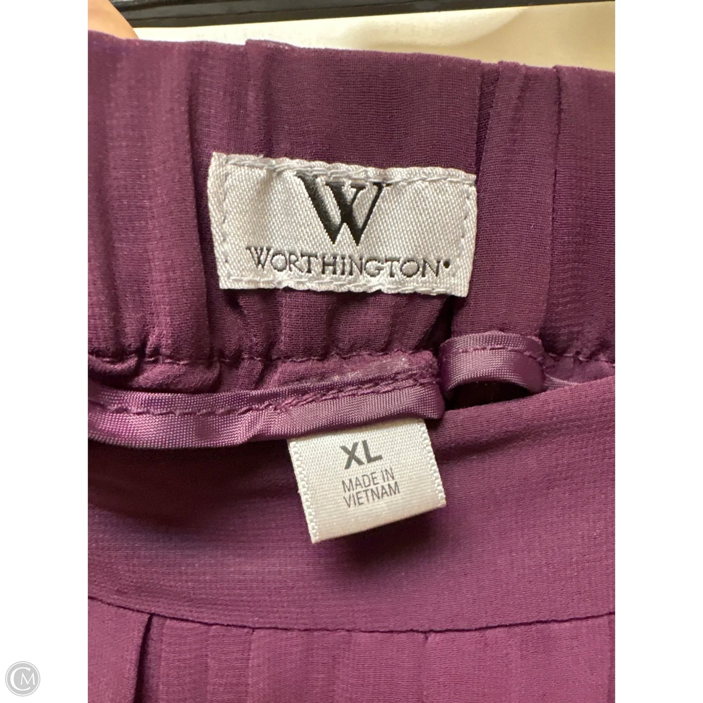 Skirt Maxi By Worthington In Purple, Size: Xl