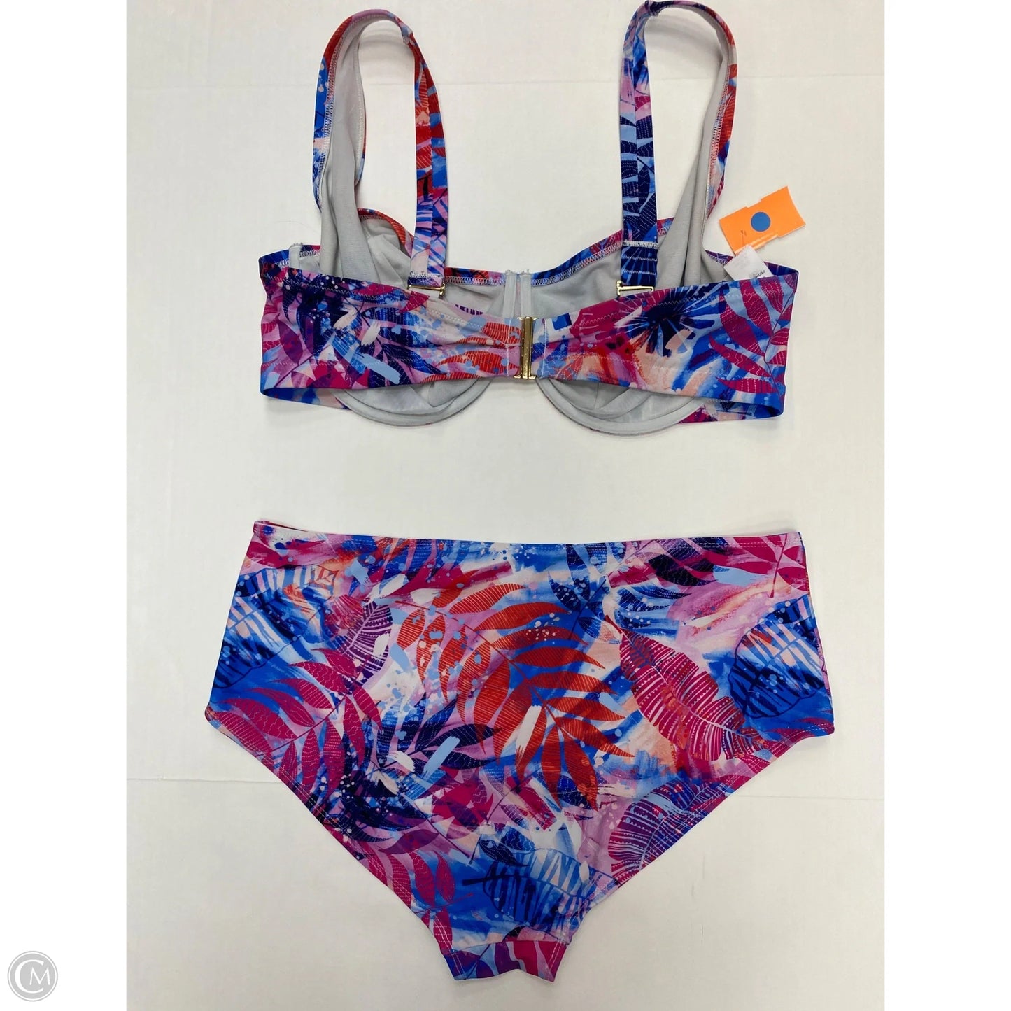 Swimsuit 2pc By Cmf In Pink, Size: 1x
