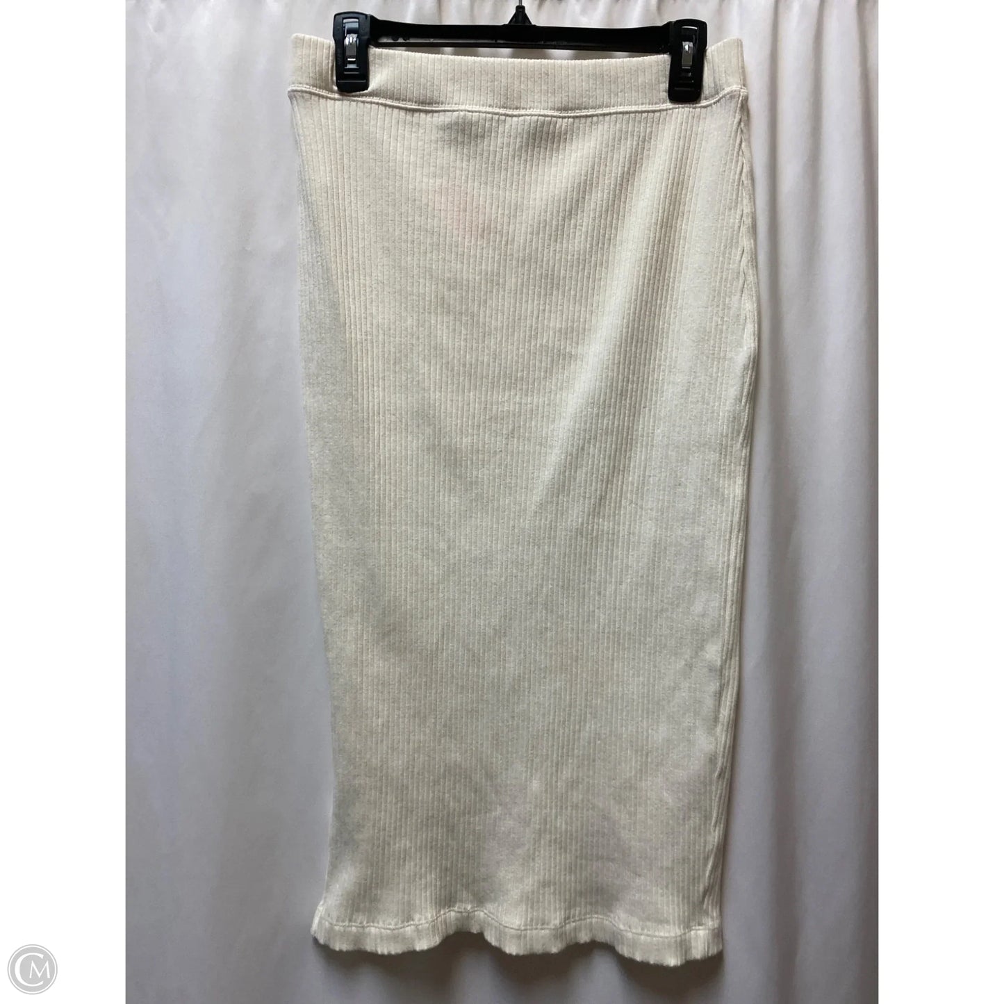Skirt Midi By Calvin Klein In Cream, Size: M